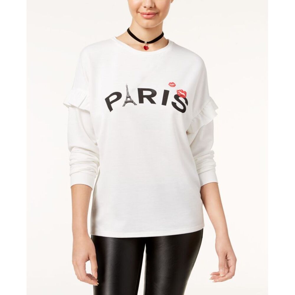 Pretty Rebellious Juniors Paris Graphic Sweatshirt